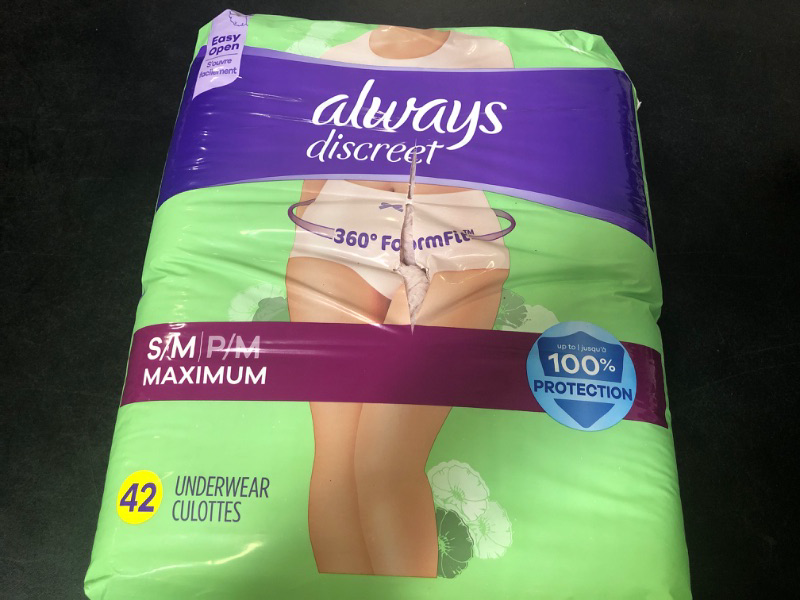 Photo 1 of Always Discreet Underwear S/m 42 Pack