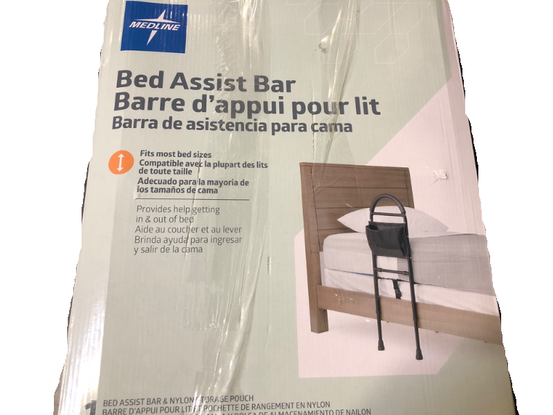 Photo 1 of Bed Rails for Elderly Adults Assist Safety for Seniors Hand Bar Grab with Storage Pocket Patent Stabilizer with Fixing Strap, Support Up to 300lbs