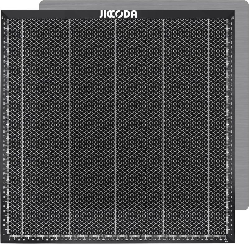 Photo 1 of JICCODA Laser Cutter Honeycomb Working Panel Set,19.7x19.7x0.87inch Honeycomb Laser Bed for CO2 or Diode Laser Engraver Cutting Machine,Honeycomb Working Table with Aluminum Plate