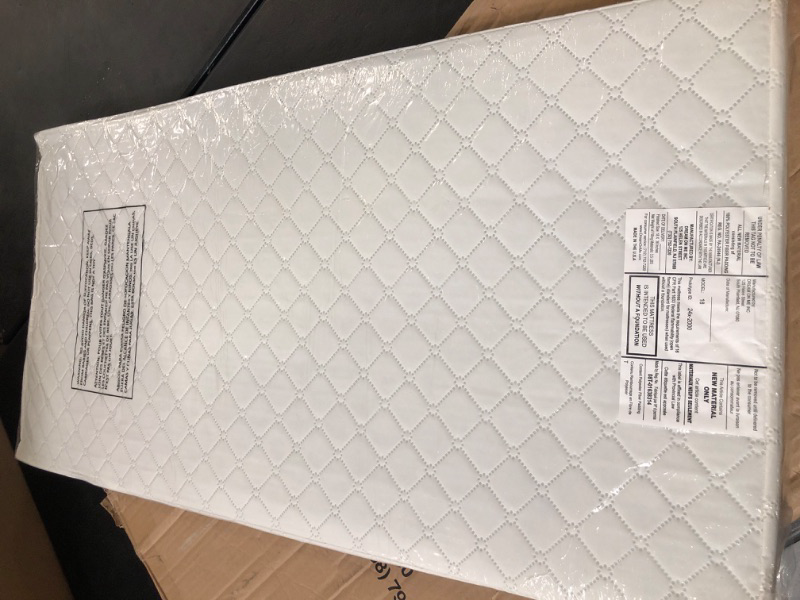 Photo 1 of ANGELBLISS Pack and Play Mattress, 38 x 26 Pack N Play Mattress for Baby and Toddlers, Gel Memory Foam Mattress with Removable Cover, Dual Side Premium Playpen Mattress