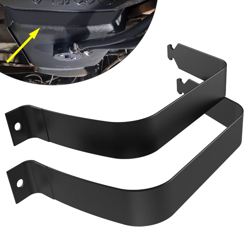 Photo 1 of Fuel Tank Strap Compatible with Chevrolet GMC Black More Detail Models Refer to Description