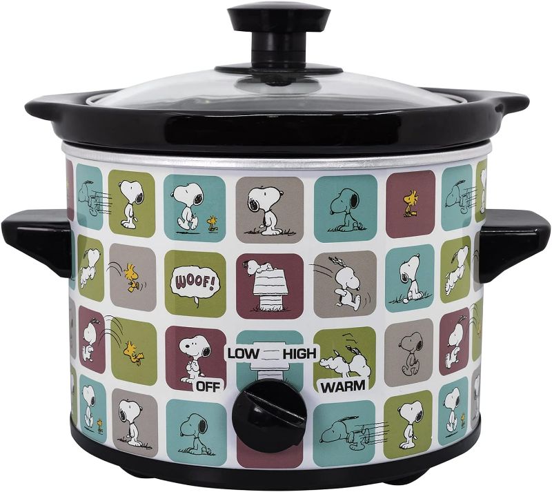 Photo 1 of Uncanny Brands Peanuts 2 Quart Slow Cooker- Snoopy & Woodstock Appliance