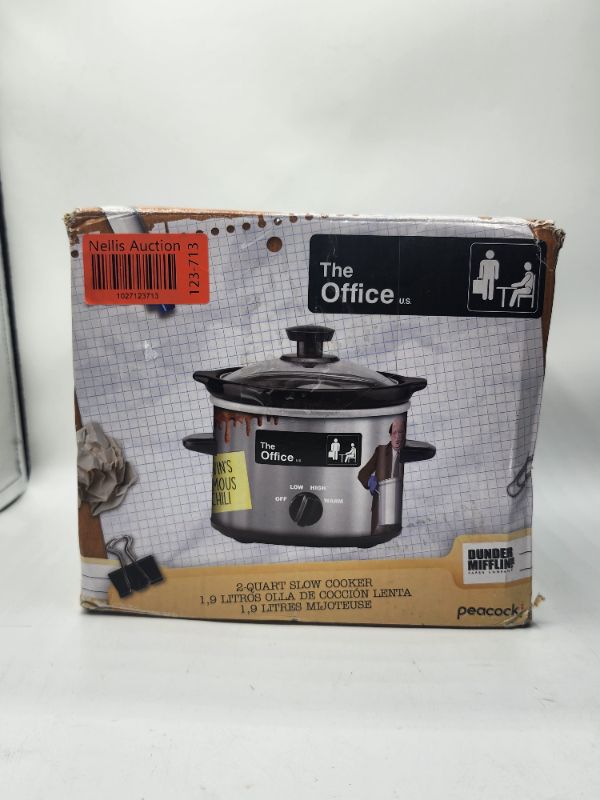 Photo 3 of Uncanny Brands The Office 2qt Slow Cooker- Cook Kevin's Famous Chili - Small Appliance