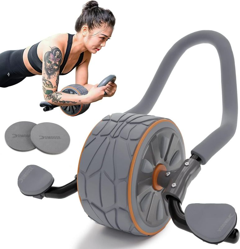 Photo 1 of Roller Wheel, Ab Workout Equipment for Abdominal & Core Strength Training, Ab Wheel Roller for Core Workout, Home Gym, Ab Machine with Knee Pad for Home Workout & Home Gym