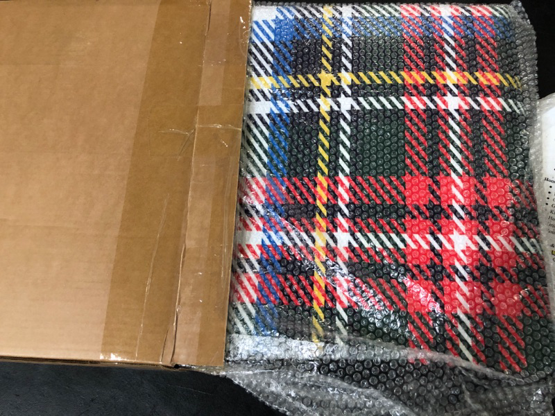 Photo 2 of Area Rug Scottish Plaid Stewart Dress Modern Tartan Seamless Traditional Colors Non-Slip Soft Carpet Floor Mat Indoor Outdoor Runner Rugs Yoga Home Decor for Living Room Bedroom, 47''x63''