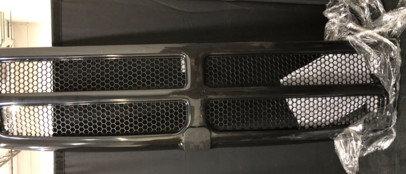 Photo 2 of Front All Black Grille Assembly Compatible With Dodge Ram 1500 Grill 1994-2001 / Ram 2500 3500 Grill 1994-2002 With Black Frame Shell With Black Honeycomb Mesh Insert (Except Sport Package)