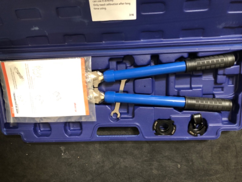 Photo 2 of iCrimp Copper Tube fittings Crimping tool with 1/2,3/4 and 1-inch Jaw for ProPress copper fitting IWISS-1632AF