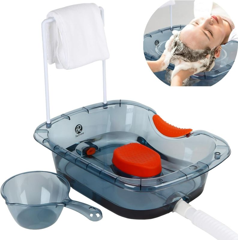 Photo 1 of Hair Washing Basin for Bedridden - Portable Shampoo Bowl and Basin at Home for the Elderly - Hair Washing Tray for Seniors and Disabled Patients in Bed