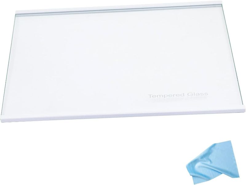 Photo 1 of W11130203 Freezer Glass Shelf,Freezer Shelf Replacement,Fridge Tempered Glass Freezer Shelf for Whirlpool Refrigerator (AP6262440) Replaces W10527849, WPW10527849, 4545866, PS12347522, W10773887