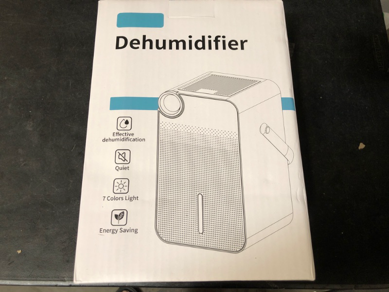 Photo 2 of Dehumidifier,88OZ Dehumidifier for Bedroom With Drain Hose Quiet Small Dehumidifier for Bathroom Home Room Basement Portable Mini Dehumidifiers for RV Closet ?800Sq.ft)