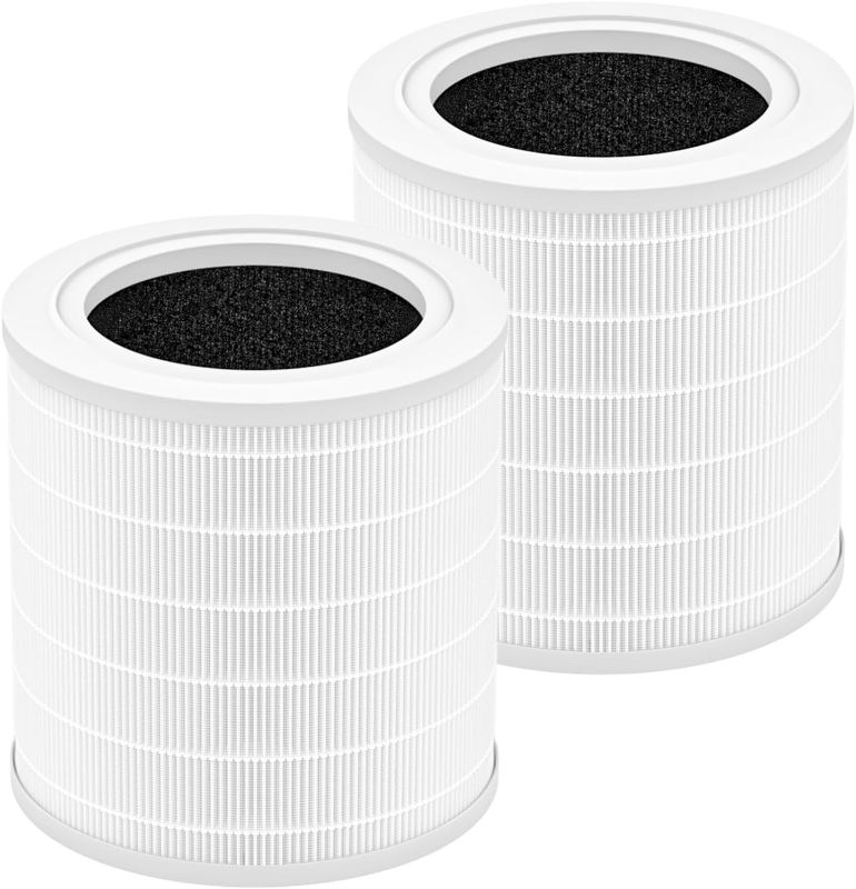Photo 1 of A2001 Replacement Filter, Compatible with A2001 Air Purifier, H13 True HEPA 3-in-1 High Efficiency Filtration, Compared Part #AF-2001, 2 Pack