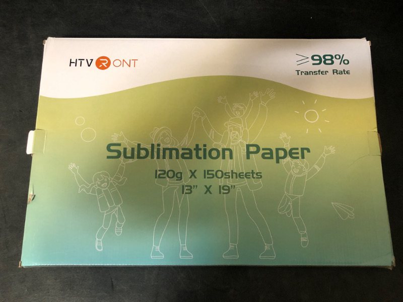 Photo 2 of HTVRONT Sublimation Paper 13x19 inches - 150 Sheets Sublimation Paper Compatible with Inkjet Printer 120g…