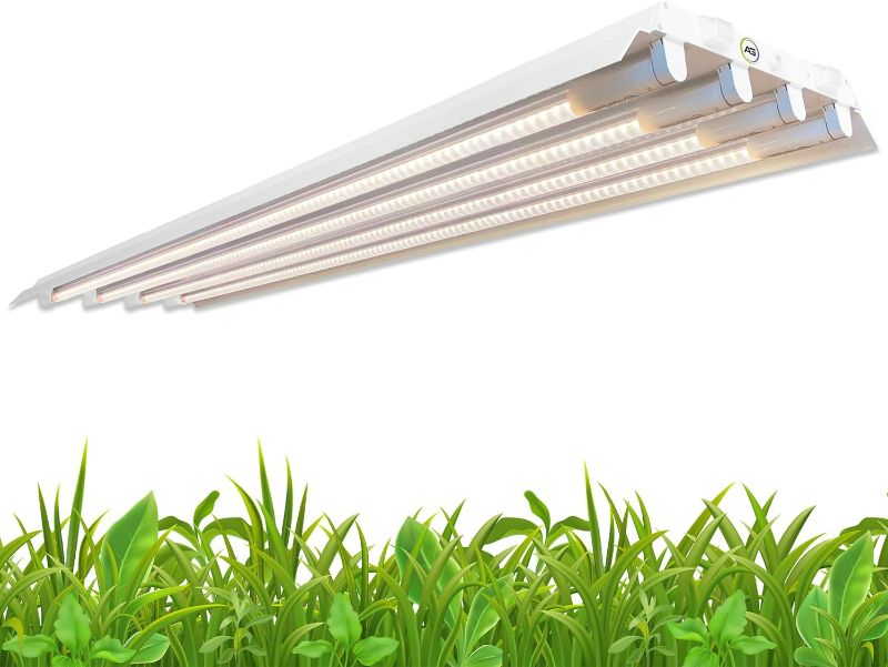 Photo 1 of (Comes with 1 bulb, 3 more needed)Active Grow T5 Grow Light Fixture 4FT - 4X25W T5 HO LED Grow Light Bulb 120-277V - T5 Grow Lights for Indoor Plants, Veg, Bloom, Leafy Greens & Microgreens - Sun White Full Spectrum High CRI 95