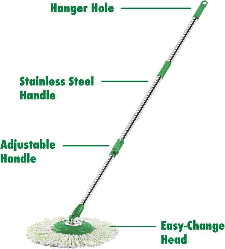 Photo 1 of (Does not include Bucket or mop head) Libman All-In- One Microfiber Spin Mop