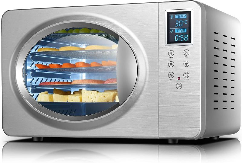 Photo 1 of Food Dehydrator for Jerky 6 Trays, 194 High Efficiency Fruit Dryer Machine Stainless Steel Dehydrator for Dehydrated Meat, Dog Treats, Herbs and Yogurt, BPA Free