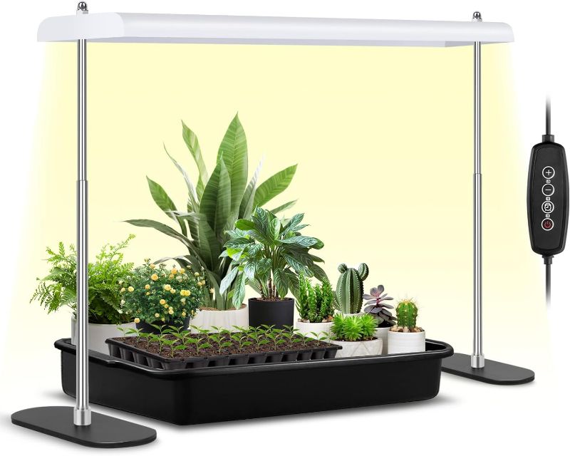 Photo 1 of FOXGARDEN® Grow Light Stand, Advanced LED Plant Growth Lighting with 4/8/12H Timer, 6 Dimming Options, and Adjustable Height - Optimal for Indoor Plants in Seedlings, Vegetative, and Flowering Phases