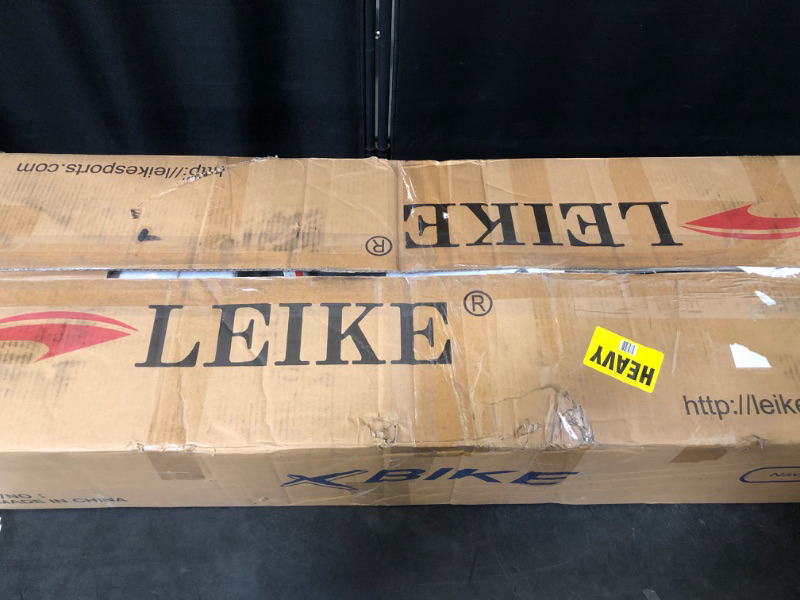 Photo 2 of leikefitness LEIKE X Bike Ultra-Quiet Folding Exercise Bike, Magnetic Upright Bicycle with Heart Rate, LCD Monitor and easy to assemble