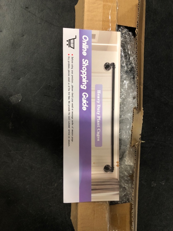 Photo 1 of Black Wrap Around Curtain Rods - 1 Inch Heavy Duty Curtain Rods - Industrial Curtain Rods for Windows 32-43 Inches
