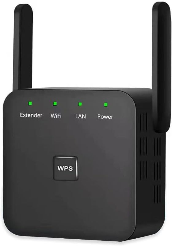 Photo 1 of 2023 Newest WiFi Extender, Repeater, Booster, Covers Up to 8640 Sq.ft and 40 Devices, Internet Booster - with Ethernet Port, Quick Setup, Home Wireless Signal
