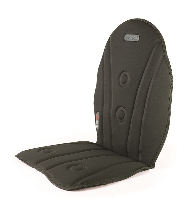 Photo 1 of NuvoMed - Heating and Vibrating Seat Cushion Massager - Black
