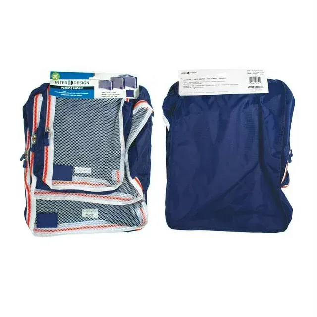 Photo 2 of 3 Pack InterDesign Aspen Blue Packing Cubes
