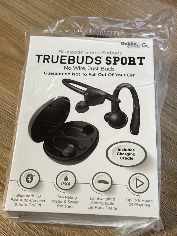 Photo 2 of TrueBuds Sport True Wireless Earbuds with Charging Case
