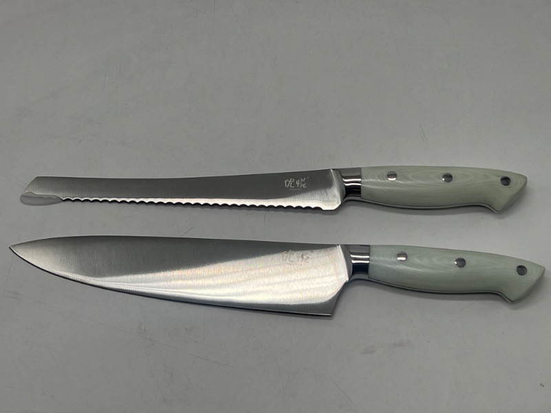 Photo 1 of YouYue 2 Piece Mint Green Japanese Knife Set 