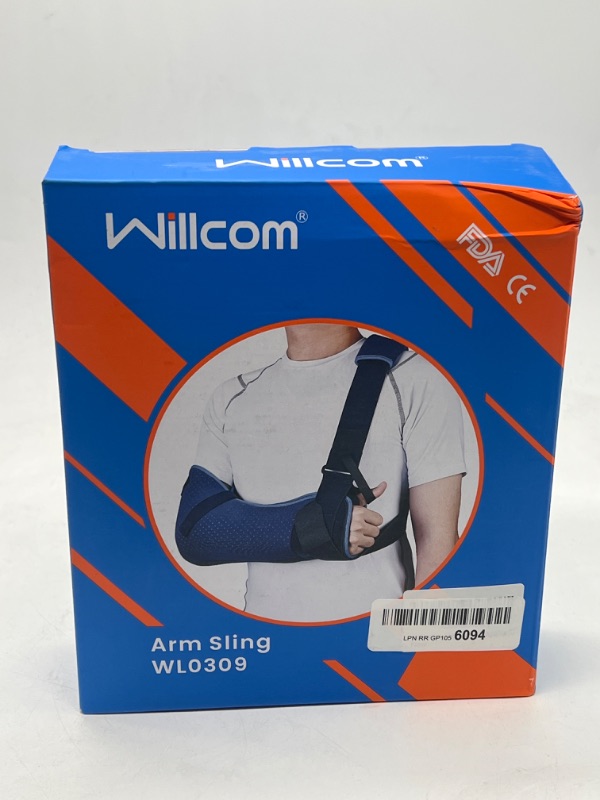 Photo 2 of Willcom Arm Sling for Shoulder Injury with Waist Strap - Immobilizer Brace Support for Sleeping, Rotator Cuff Surgery(Comfort Version, Right, Large)
