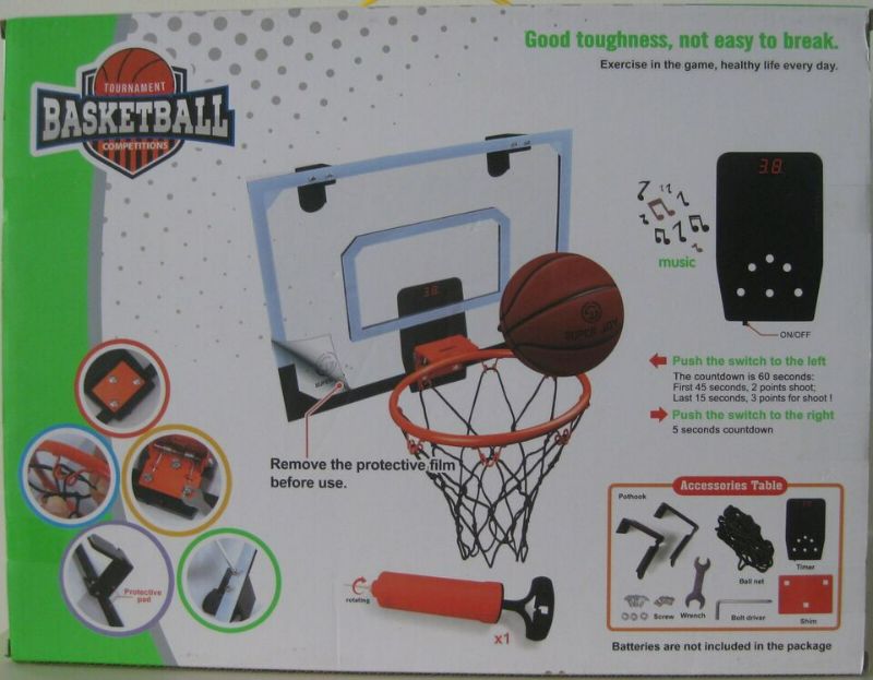 Photo 2 of INDOOR MINI BASKETBALL HOOP SET NIB SEALED TOURNAMENT BASKETBALL COMPETITIONS

