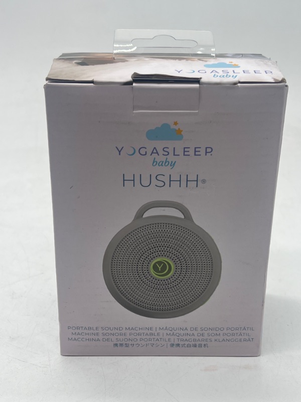 Photo 3 of Yogasleep Hushh Portable White Noise Sound Machine For Baby, 3 Soothing Natural Sounds With Volume Control, Compact Size, Noise Canceling For Sleep Aid, Office Privacy, & Meditation, Registry Gift
