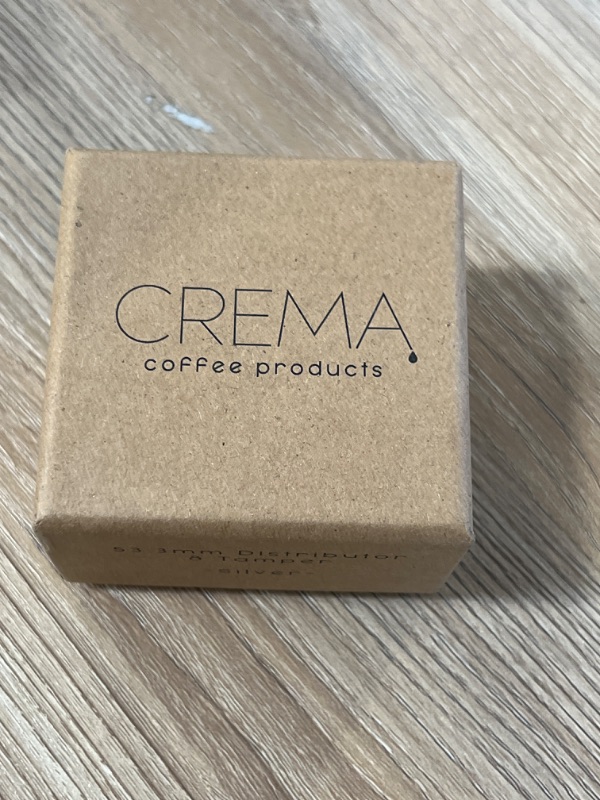 Photo 3 of Crema Coffee Products | 53.3mm Coffee Distributor/Leveler & Hand Tamper | Fits 54mm Breville Portafilters | Double Sided, Adjustable Depth | Beautiful Espresso Hand Tampers
