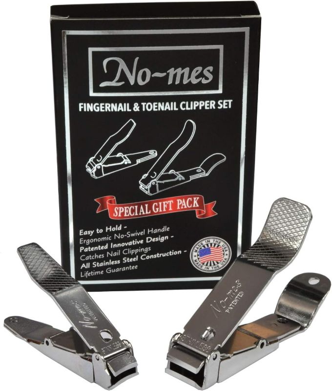 Photo 2 of Fingernail and Toenail Clipper Gift Set, Catches Clippings, Made in USA
