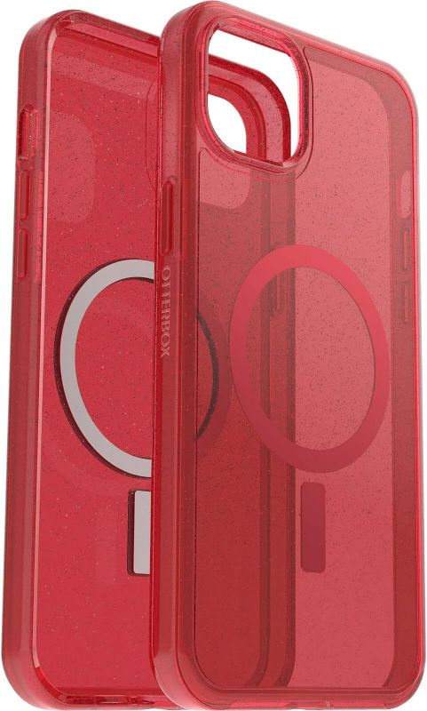 Photo 1 of OtterBox Symmetry Case with MagSafe for iPhone 14 Plus (ONLY) Non-Retail Packaging - (Pinky Swear (Red))
