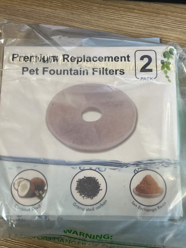 Photo 2 of Premium Replacement Pet Fountain Filters, Pack of 2
