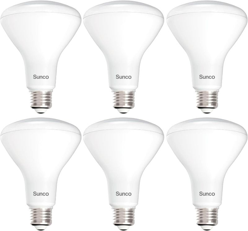Photo 1 of Sunco 6 Pack BR30 Light Bulb LED Indoor Flood Lights, 5000K Daylight, 850 Lumens E26 Base, 25,000 Lifetime Hours, Interior Dimmable Recessed Can Energy Star 11W Equivalent 65W
