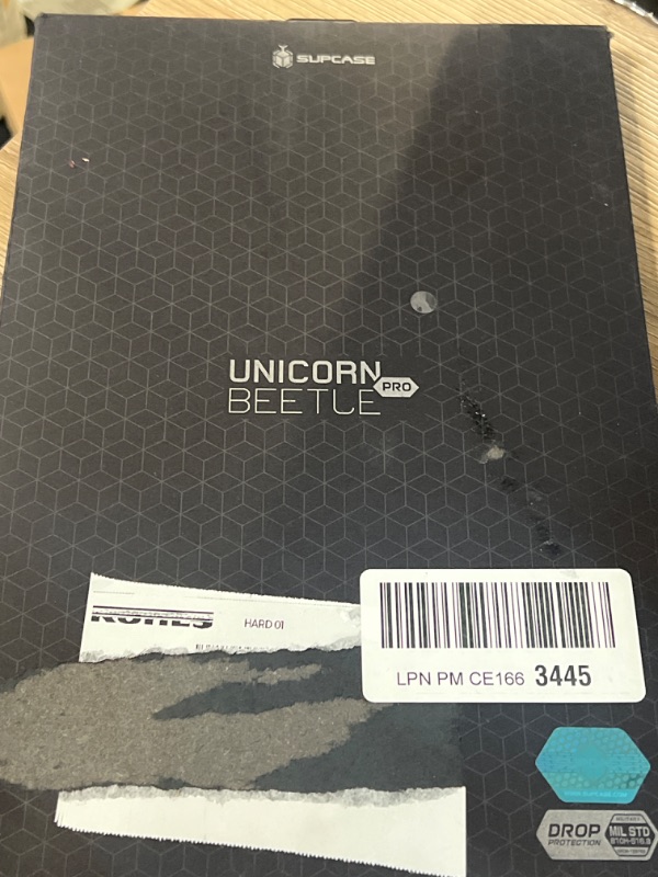 Photo 1 of SUPCASE Unicorn Beetle Pro Case for Samsung Galaxy Tab S9 FE Plus 12.4 Inch (2023), with Built-in Screen Protector & Kickstand & S Pen Holder Full-Body Rugged Protective Case (Black)
