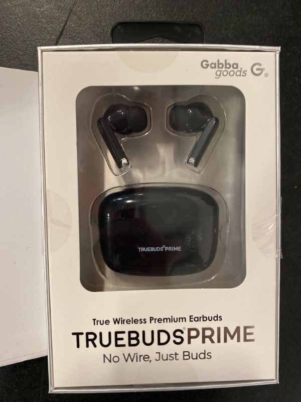 Photo 2 of Gabba Goods Truebuds Prime with Smart Touch Control, Voice Assistant, HiFi Stereo Sound, Sweat Resistant
