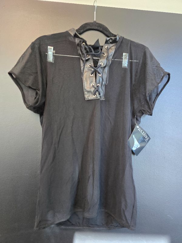 Photo 1 of Large Allure Latex & Mesh Shirt