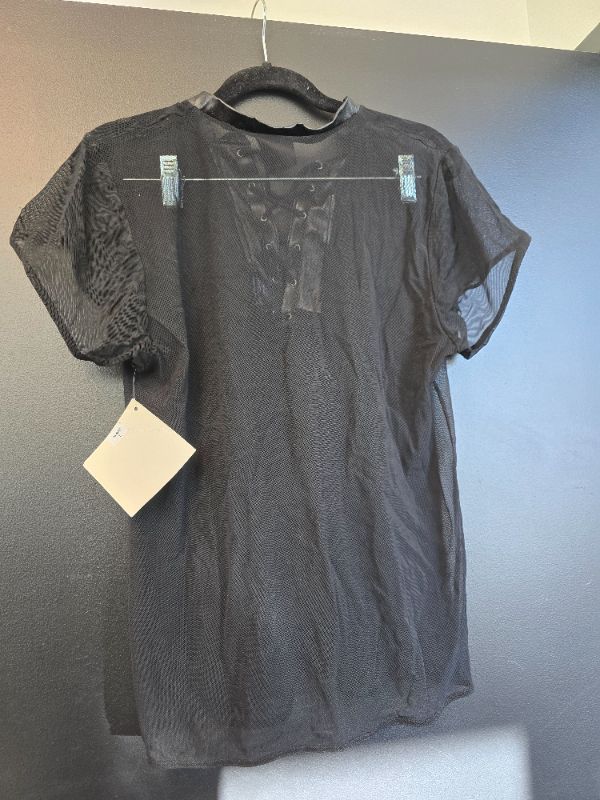 Photo 1 of Large Allure Latex & Mesh Shirt