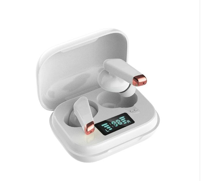 Photo 1 of Premium TrueBuds Air True Wireless Earbuds with Charging Case and LED Battery Life Indicator
