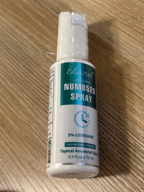 Photo 2 of Ebanel 5% Lidocaine - Topical Anesthetic Pain Relief Spray