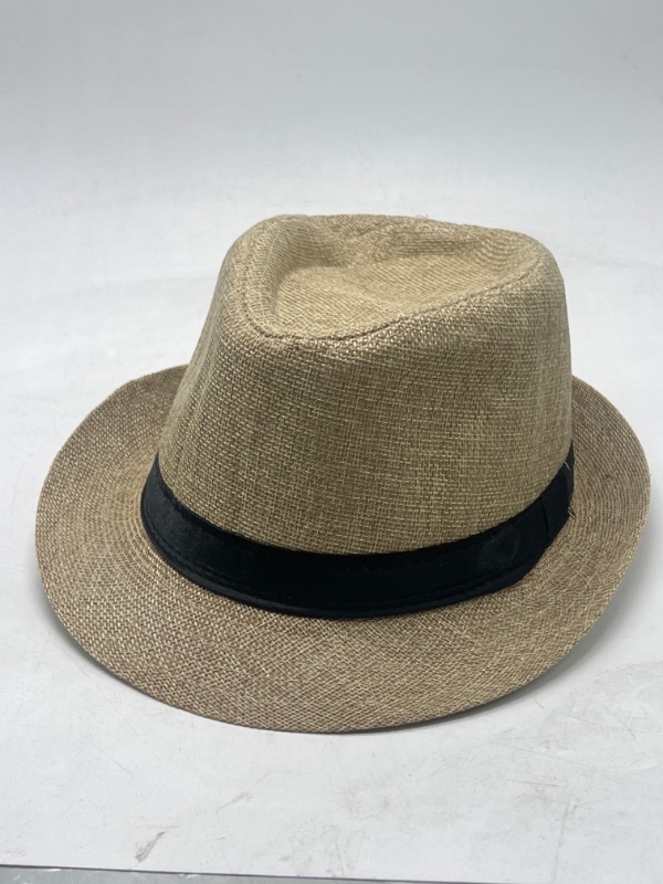 Photo 2 of 10 Pack 1920s Fedora Hats for Men Short Brim Sun Panama Hats for Men Women Party Costume