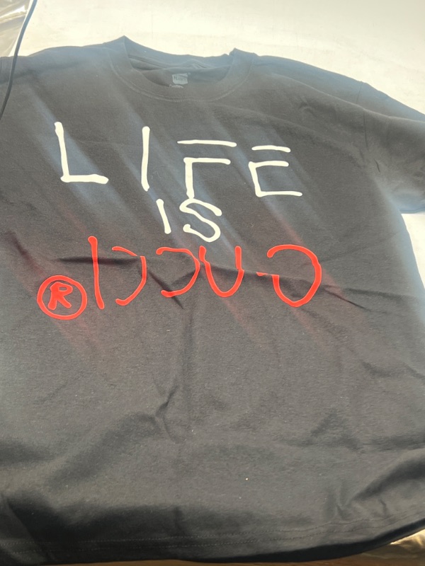Photo 3 of Life Is Gucci Small Adult Shirt 