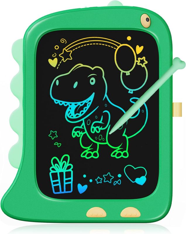 Photo 1 of KOKODI LCD Writing Tablet Doodle Board, 3 4 5 6 Year Old Boys Toys Gifts, 8.5 Inch Drawing Pad Airplane Travel Road Trip Essentials, Dinosaur Toddler Kids Games Birthday Christmas Stocking Stuffers
