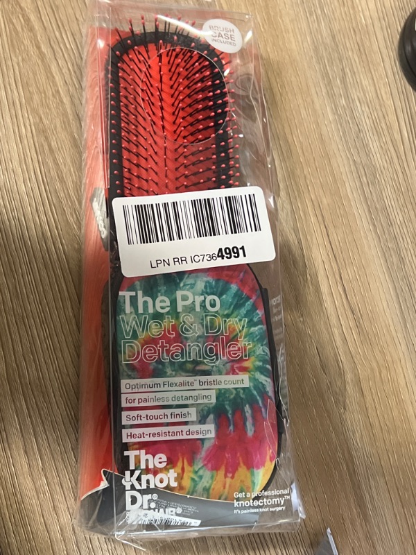 Photo 2 of The Knot Dr. for Conair Pro Detangler Hairbrush with Tie Dye Printed Case | CVS