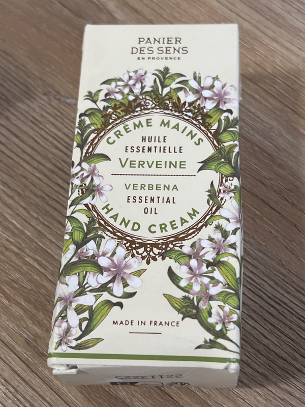 Photo 1 of Panier des Sens - Hand Cream for Dry Cracked Hands and Skin – Verbena Hand Lotion, Moisturizer, Mask - With Shea Butter and Olive Oil - Hand Care Made in France 97% Natural Ingredients - 2.5floz Verbena 2.6 Fl Oz (Pack of 1)