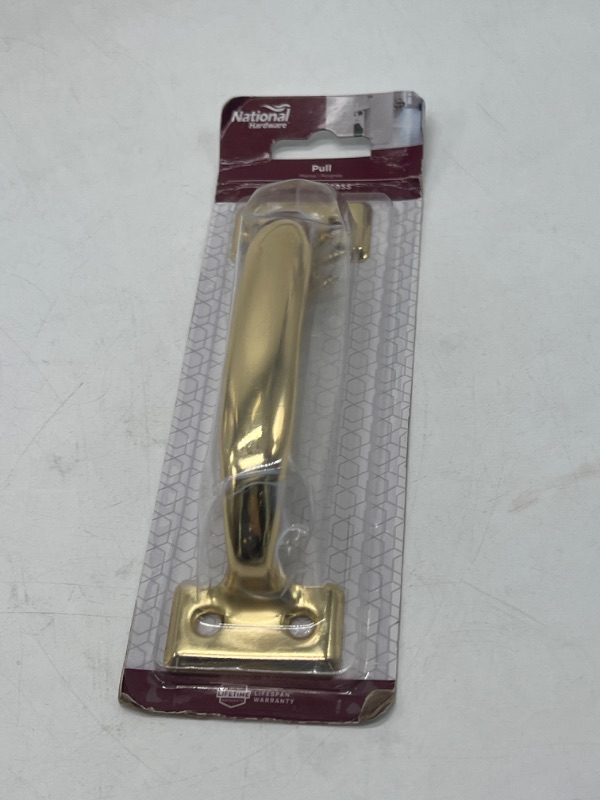 Photo 1 of National Hardware 6-1/2 in. L Brass Gold Steel Utility Pull