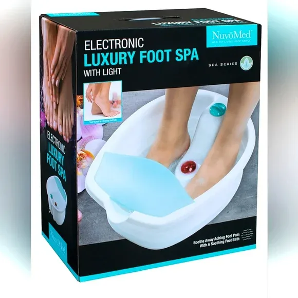 Photo 3 of NuvoMed - Electronic Luxury Foot Spa with Infrared Light - White
