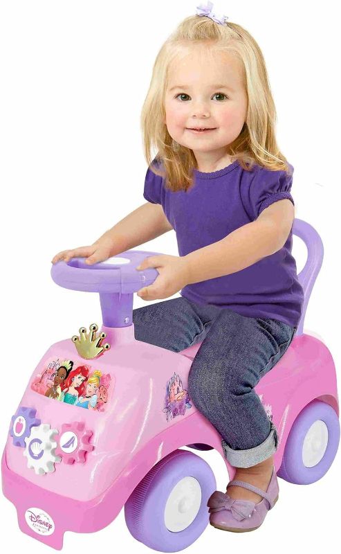 Photo 3 of Disney: Light N' Sounds Princess This is My Story Activity Ride On - Foot to Floor, Kids Car, Push & Pull, Ages 12-36 Months, Large
