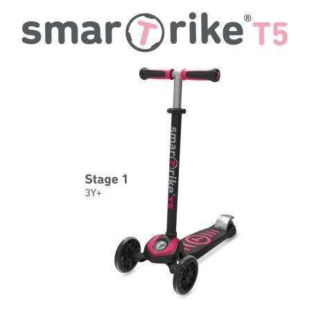 Photo 2 of SmarTrike T5 Black/pink Scooter

